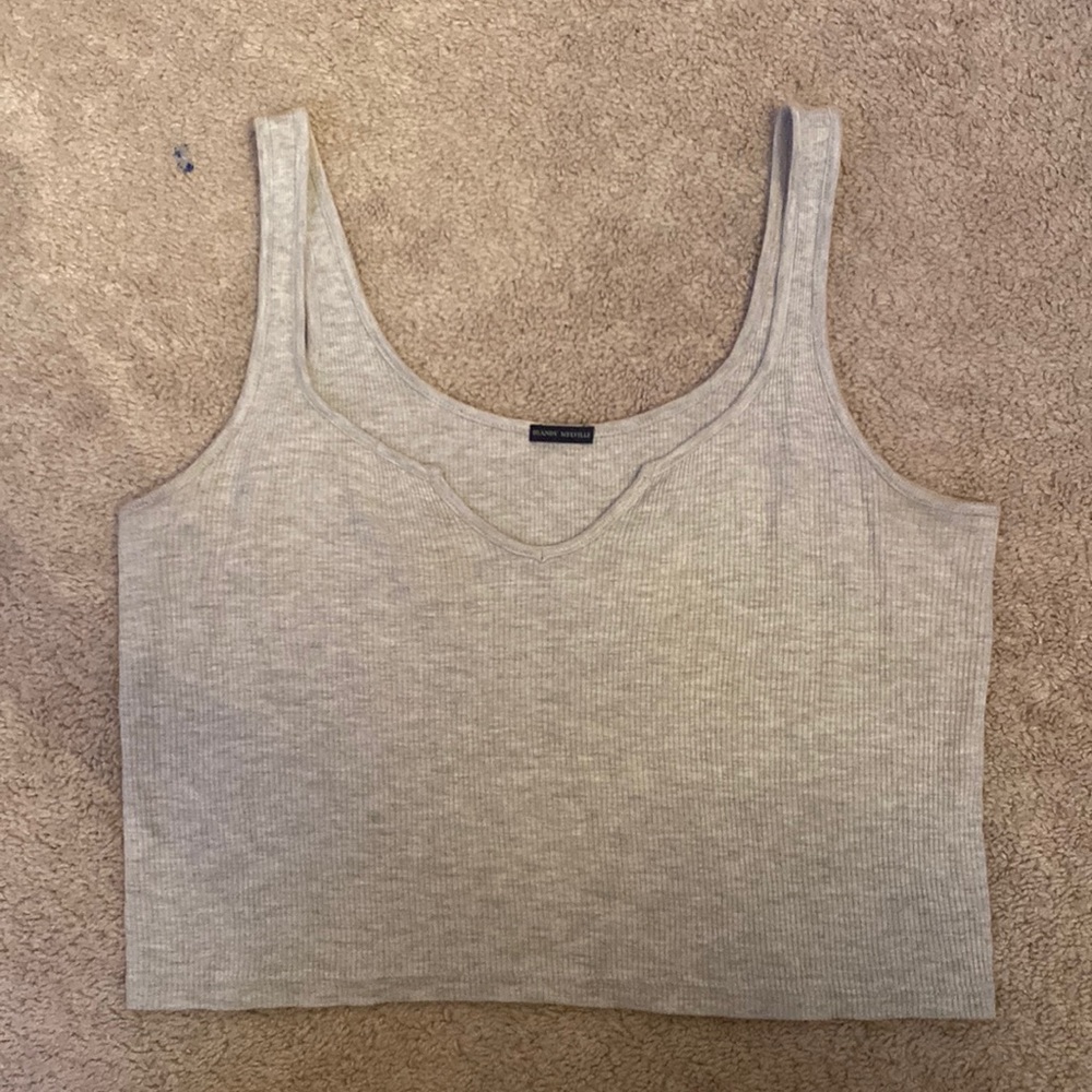 original brandy melville top, tank top, grey